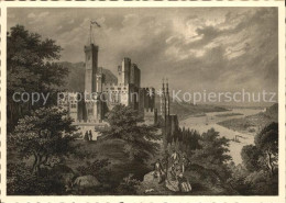 72552640 Koblenz Rhein Burg Stolzenfels Zeichnung Koblenz - Koblenz