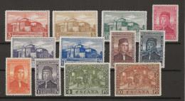 1930 MH Spain Mi 518-29 - Unused Stamps