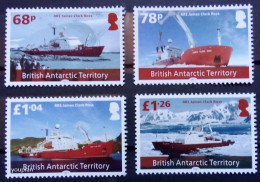 British Antarctic Territory 2021, RRS James Clark Ross Ships, MNH Stamps Set - Ongebruikt