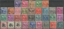 USA 1938 Presidential Series Prexies Cpl 32v Set In VFU Condition - SC.# 803/34 + Block4 SC. # 832 Pres. Wilson - Postal History