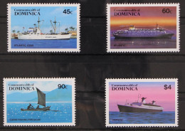 Dominica 856-859 Postfrisch Schifffahrt #GN244 - Dominica (1978-...)