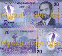 MOZAMBIQUE 20 Meticais, 2024, Pnew, Polymer, UNC - Mozambique