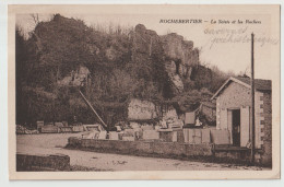 SAINT SORNIN ( CHARENTE ) - HAMEAU DE ROCHEBERTIER - LA SCIERIE ET LES ROCHERS - ECRITE EN 1933 - RARE ? - 2 SCANS - - Autres & Non Classés