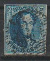 België OCB 4 (0) - 1849-1850 Medaillons (3/5)