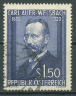 Österreich 1954 Chemiker Carl Freiherr Auer Ritter V. Welsbach 1006 Gestempelt - Used Stamps