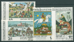 Tschechoslowakei 1970 Gemälde Von Josef Lada 1935/38 Gestempelt - Used Stamps