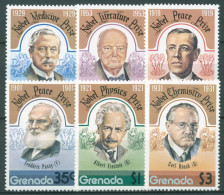 Grenada 1978 Nobelpreisträger Einstein Churchill 865/70 Postfrisch - Grenada (1974-...)