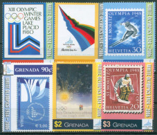 Grenada 2006 Olympische Winterspiele Turin Plakate 5739/44 Postfrisch - Grenada (1974-...)