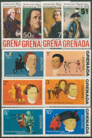 Grenada 1975 200 Jahre Unabhängigkeit Amerikas 657/666 Postfrisch - Grenada (1974-...)