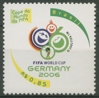 Brasilien 2006 Fußball-WM Deutschland Maskottchen 3445 Postfrisch - Unused Stamps