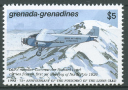 Grenada-Grenadinen 1992 Lions Club Antarktisexpedition Flugzeug 1653 Postfrisch - Grenada (1974-...)