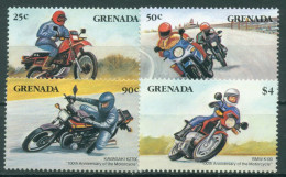 Grenada 1985 Motorsport Motorräder 1348/51 Postfrisch - Grenada (1974-...)