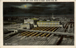 Kansas City - New Union Station At Night - Autres & Non Classés