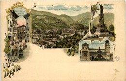 Un Saluto Da Trento - Litho - Trento