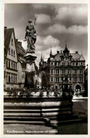 Kaufbeuren - Neptunbrunnen Mit Rathaus - Kaufbeuren