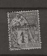 1891 USED Guadaloupe Yvert 14 - Used Stamps