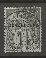 1891 USED Guadaloupe Yvert 14 - Used Stamps