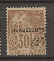 1891 USED Guadaloupe Yvert 22 - Used Stamps