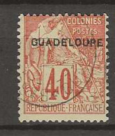 1891 USED Guadaloupe Yvert 24 - Used Stamps