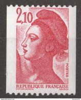 VARIETE BANDE De PHOSPO De DROITE à CHEVAL Sur EFFIGIE N°2322a (n° Rouge) Neuf** - Unused Stamps