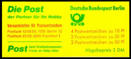 BERLIN MARKENHEFTCHEN Nr MH 11boZ Postfrisch X1F95B6 - Libretti