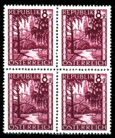 ÖSTERREICH 1945 Nr 743 Postfrisch VIERERBLOCK X36BC4A - Unused Stamps