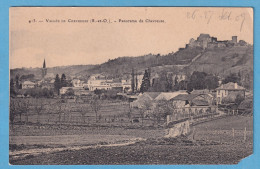1861 FRANCE FRANCIA CHEVREUSE VALLÉE DE CHEVREUSE PANORAMA DE CHEVREUSE RARE POSTCARD - Ile-de-France