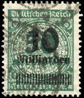 Deutsches Reich, 1923, 336 AW B, Gestempelt - Altri & Non Classificati