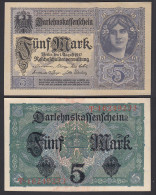 Deutschland - Germany 5 Mark 1917 Ro 54c Pick 56 AUNC (1-) Serie T  (28215 - Autres & Non Classés