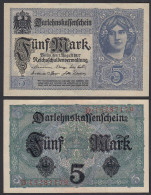 Deutschland - Germany 5 Mark 1917 Ro 54c Pick 56 VF/XF (2/3) Serie D   (29015 - Autres & Non Classés