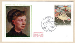 FDC France 1970 - Degas - La Danseuse Au Bouquet - YT 1653 - Paris - 1970-1979