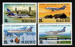 NAURU - 1980 - 20° ANNIVERSARIO DELLE LINEE AEREE DI NAURU - MNH - Nauru