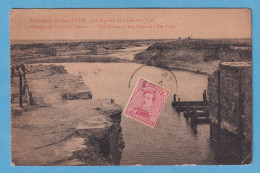 1875 UNITED STATES NEWPORT RUINES OF NEWPORT TOWN THE SLUICE OF THE YSER AND THE YSER RARE POSTCARD - Newport