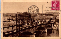 10-7-2024 (28) VERY OLD - B/w - France - Rouen Pont Corneille  (posted 1937) - Ponti