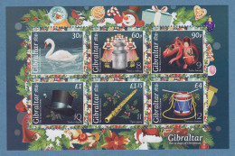 Gibraltar 2022 Weihnachten Mi.-Nr. Block 154 ** - Gibraltar