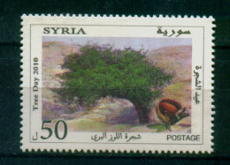 SYRIA / 2010 / TREE DAY / PLANTS / WILD ALMOND TREE / MNH / VF - Siria