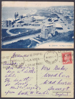 France 1927 Used Postcard To England, Dieppe, The Beach & Casino, Sea, Picture Post Card - Lettres & Documents