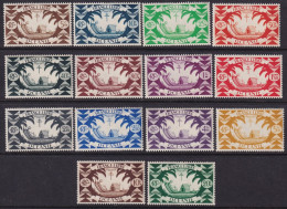 French Polynesia 1942 Sc 136-49 Oceanie Yt 155-68 Set MNH** - Ungebraucht