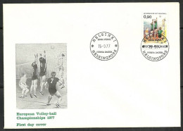 Finland 1977 Mi 814 FDC  (FDC ZE3 FNL814) - Pallavolo