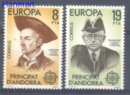 Andorra, Spanish Administration 1980 Mi 131-132 MNH  (ZE1 ANS131-132) - 1980