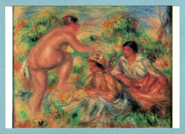 CP Arts - Peinture -  Auguste Renoir - Jeunes Femmes à La Campagne - Peintre Impressionniste - Objets D'art