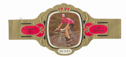 EDDY MERCKX EN MAILLOT ROSE DU TOUR D ITALIE - BAGUE DE CIGARE  NIC, A VOIR - Wielrennen