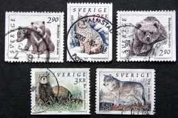 Sweden 1993 Wild Mammals  MiNr. 1756-60   (o ) ( Lot  I 1370) - Usati