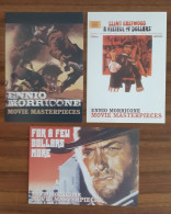 Ennio Morricone Movie Masterpiece Clint Eastwood Lot De 3 Carte Postale - Posters On Cards