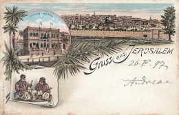 Palestine: 1897: Post Card Jerusalem To Charlottenburg - Palestina