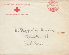 Palestine: 1941: British Red Cross Jerusalem To Tel Aviv - Palestine