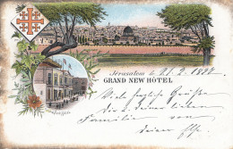 Palestine: 1897: Post Card Jerusalam To Grundwald/Berlin - Palestine