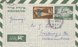 Israel 1957: Air Mail To Freiburg - Otros & Sin Clasificación