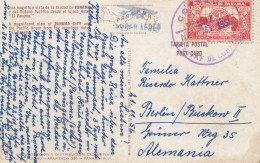 Panama 1956: Post Card Panama City To Berlin - Panama