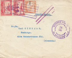 El Salvador 1932: San Salvador Air Mail To Hamburg - El Salvador